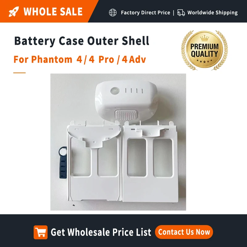 Wholesale Battery Case Outer Shell for DJI Phantom 4/4Pro/4Adv | OEM ABS Plastic Drone Repair Parts Housing Premium Supplier