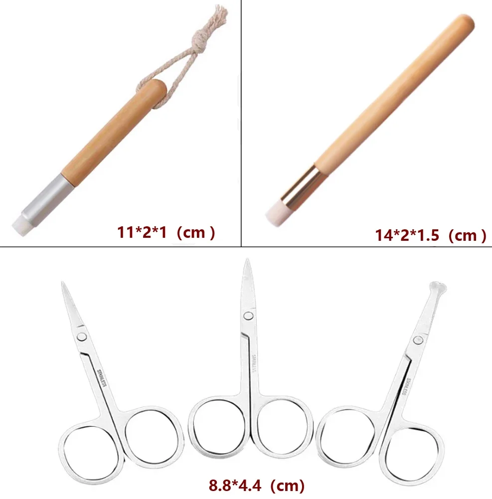 Mini Nose Hair Scissors Stainless Steel round Head Portable Ergonomic Trimmer Cutter Beauty Tool for Personal Hygiene