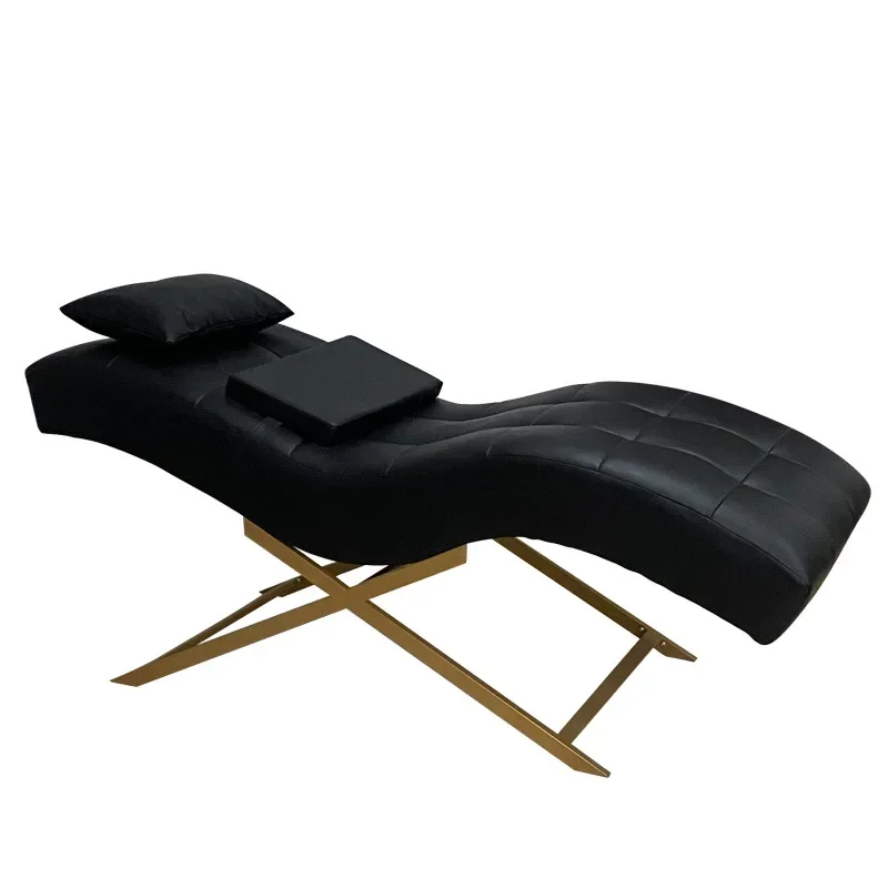 S-type eyelash bed beauty bed ergonomic leisure recliner eyelash embroidery beauty bed head adjustable