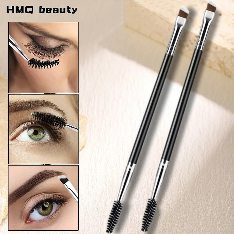 10/5pcs Double-Head Eyebrow Brush Eyelash Comb Professional Makeup Brushes for Eye Brow Lash Extension Brush 2-in-1 Makeup Tools