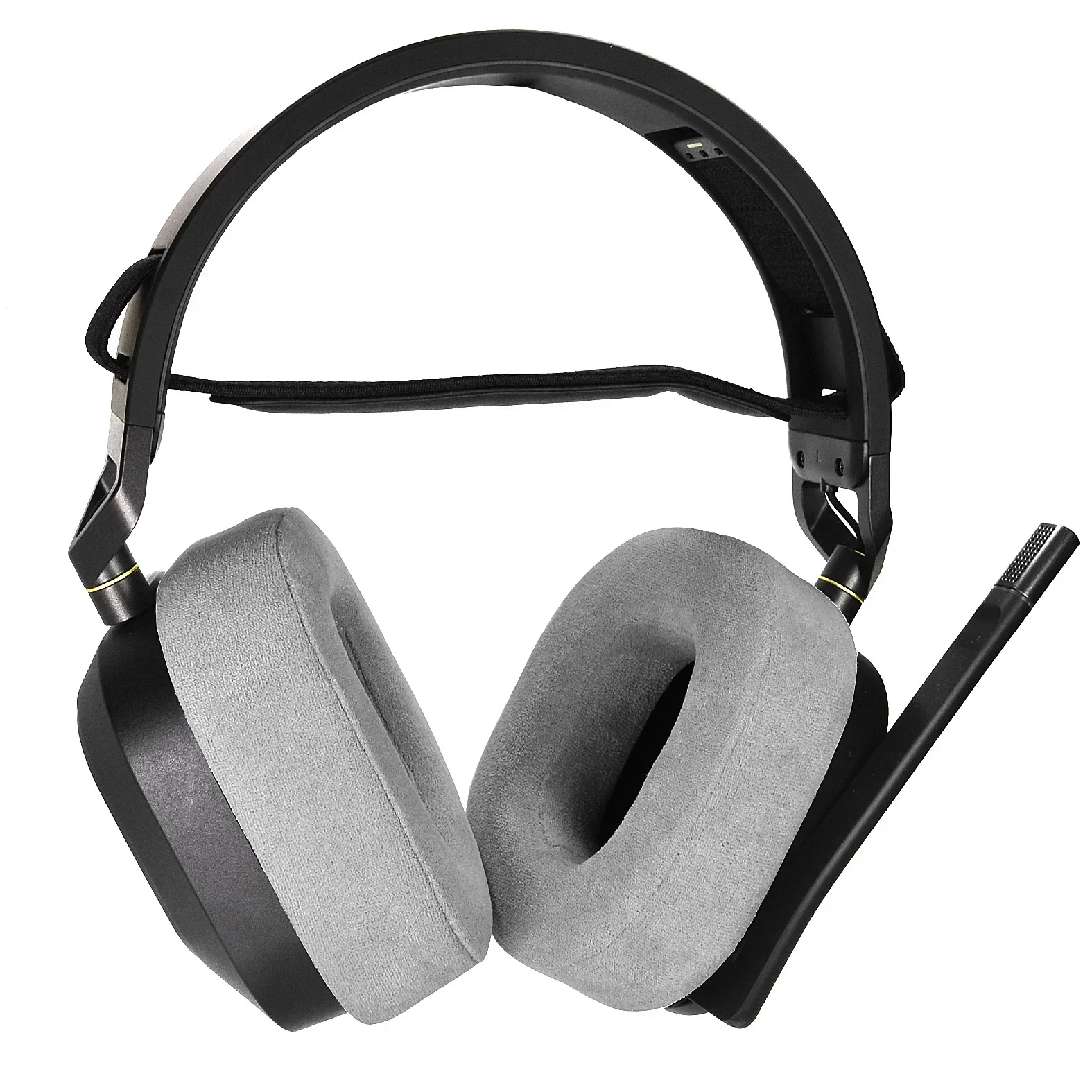 YAYINCC 1Pair Replacement Earpads Cushion With buckle for CORSAIR HS80 RGB Faux Suede Upgraded Thickened, Ear Muffs Earphone .