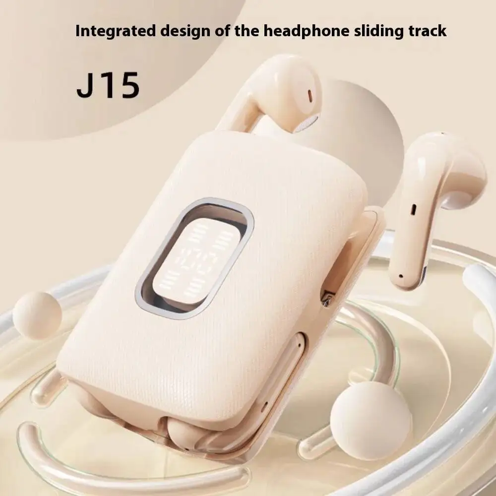 2 in 1 Dual Pair Wireless Bluetooth 5.3 Earphones in Ear Half in Ear Painless Wearing Hifi Noise Cancellation Couple Earbuds