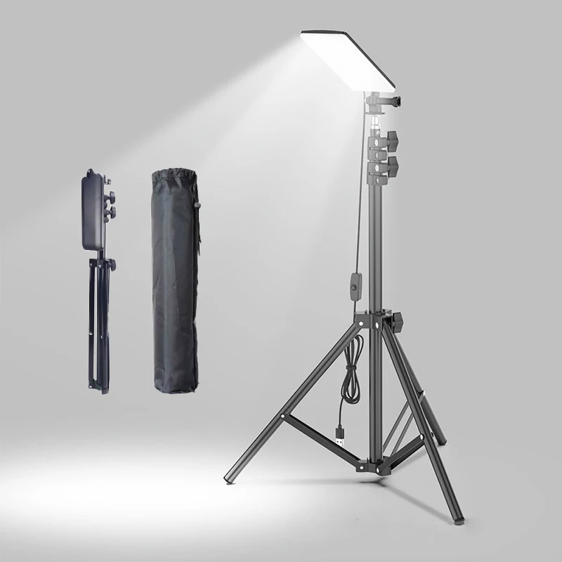 Portable Outdoors Led Work Light USB Tripod Camping Lamp Spotlight SMD Telescopic Pillar Lamps Collapsible Outdoor Picnic Light