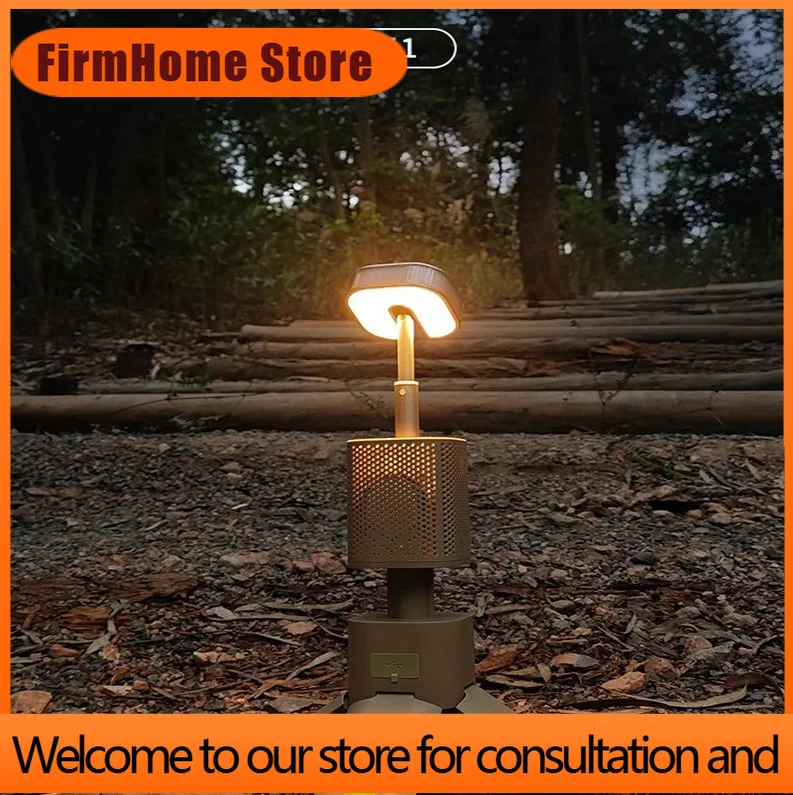FirmHome StoreNew Product Factory Direct Sales Blue-tooth Audio Charger Outdoor Retractable Tripod 14000mah Rechargeable Outdoor