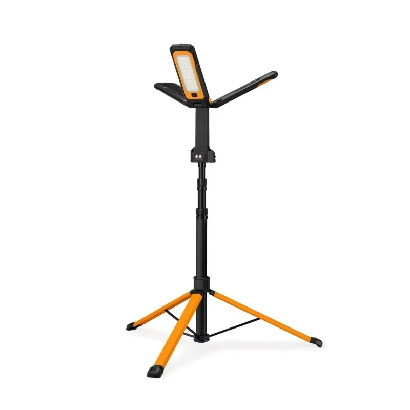 Retractable Camping Light Rechargeable Adjustable Cordless Floodlight Tripod Light Emitting Diode Work Camping Light with Stand