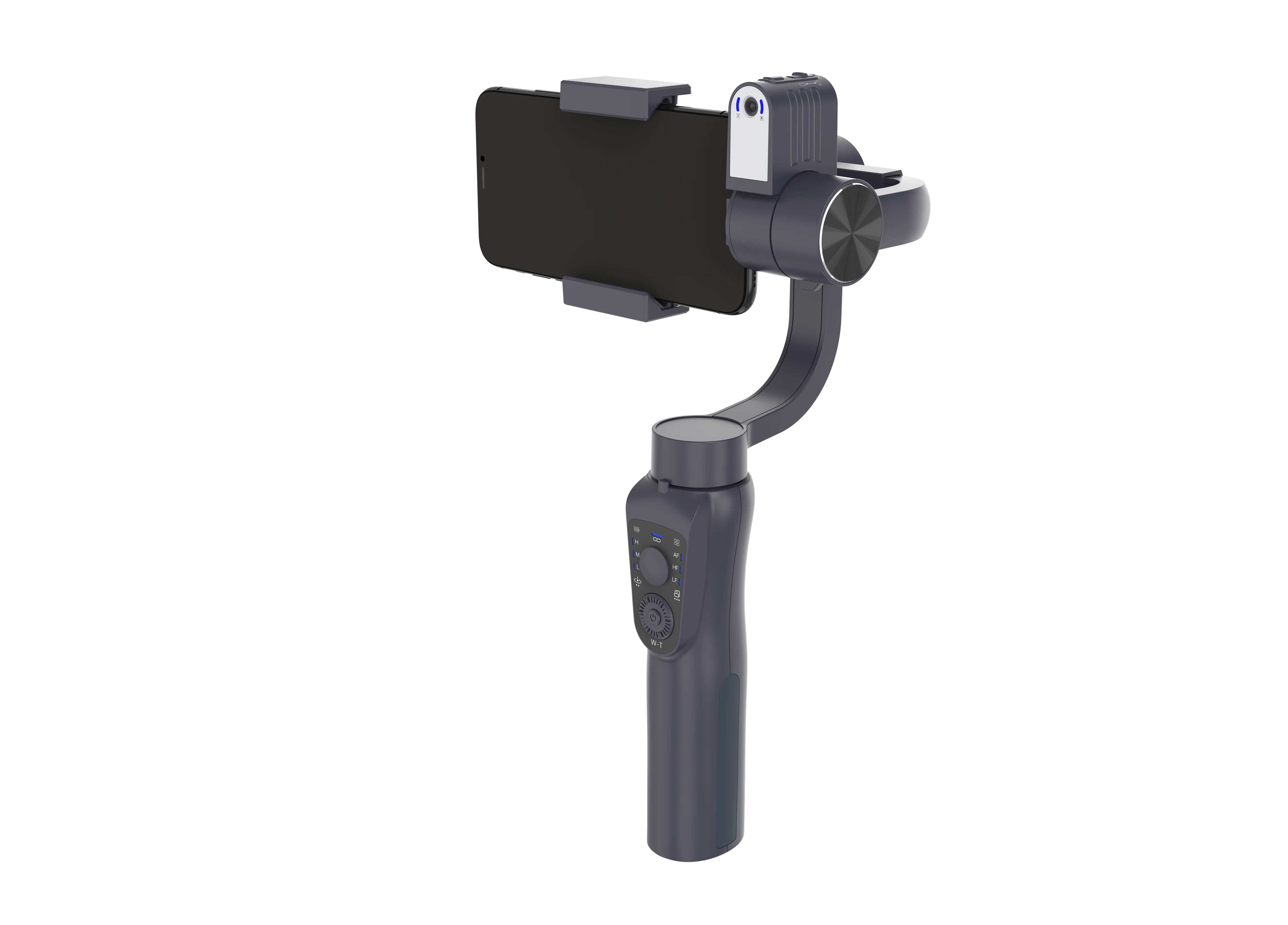 Professional 360-Degree Gimbal Stabilizer Anti-Shake 3 Axis Smartphone FPV View AI Face Tracking Phone Stabilizer Phone Gimbal