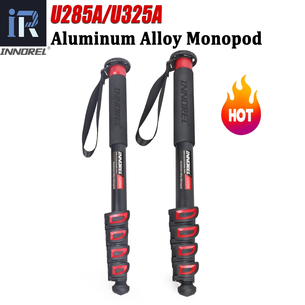 INNOREL U285A/U325A Camera Monopod 170cm Aluminum Alloy 5-Section with Fast Flip Lock for Canon Nikon Sony DSLR Video Camcorder