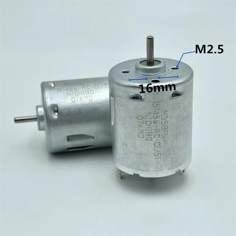 RS-365 Micro Dual Shaft Electric Motor Mini 28mm Round DC 6V 12V 18V 24V for Sweeper Robot Vacuum Cleaner Hair Dryer