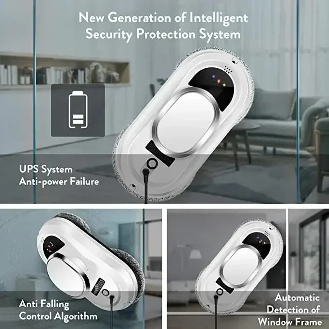 Hot selling magnetic electric window cleaners windows  smart vacuum cleaner glass window cleaning robot