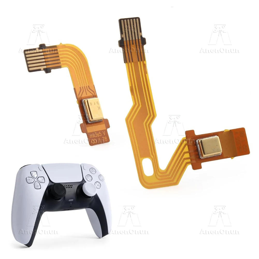 Microphone Flex Cable for PS5 BDM-020 BDM-030 Controller Premium Replacement Parts Audio Issues Fix Mic Ribbon Cable Accessories