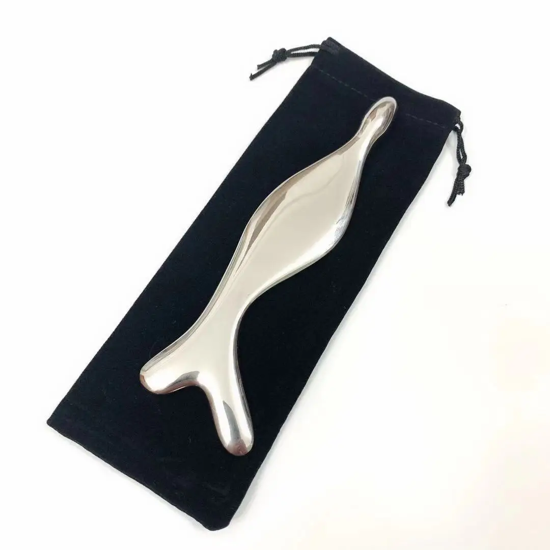 Face Beauty Care Massage Care Fitness Massager IASTM Tool Stainless Steel Portable Physiotherapy Loose Muscles Guasha Board