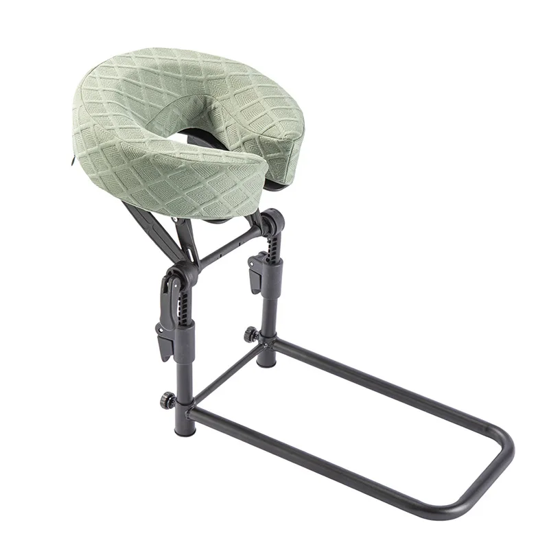 Suspension massage headrest support frame lying hole household mattress folding portable beauty bed eye postoperative recovery