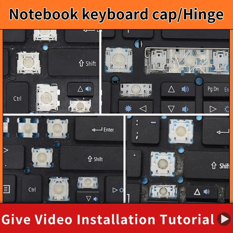Replacement Keycap Key Cap &Scissor Clip&Hinge For Acer ASPIRE 5 6 7 N16Q2 A515-51G N17C4 VN7-592 P259 Keyboard