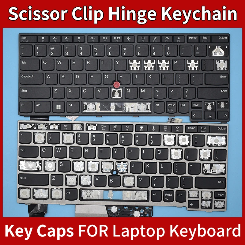 Replacement For Lenovo ThinkPad T13S T14S E15 E14 L14 R14 Gen1 Gen2 Gen3 Gen4 Layout Keyboard Keycap Hinge