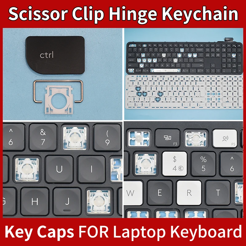Replacement Keycap Key Cap Hinge For Logitech MX Logitech Craft YR0064 MX Keys For Mac Graphite Grey White Black Keyboard KeyCap