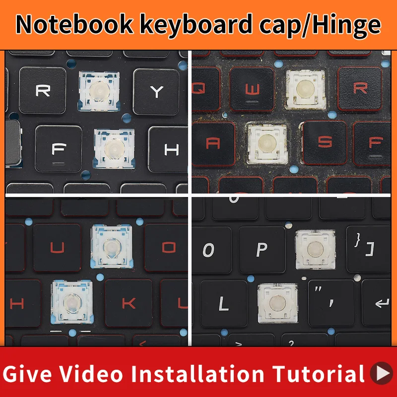 Replacement Keycap Key Cap &Scissor Clip&Hinge For MSI GE60 GE70 GT60 GT62 GE62 GE72 GS60 GP62 GE73 GL62M MS16 Keyboard