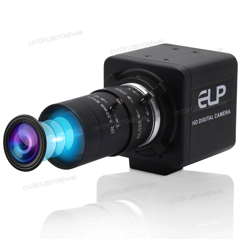 ELP 5-50mm Manual Varifocal 4K High Resolution USB Camera Imx415 3840x2160P 30FPS Webcam With Tripod Hole