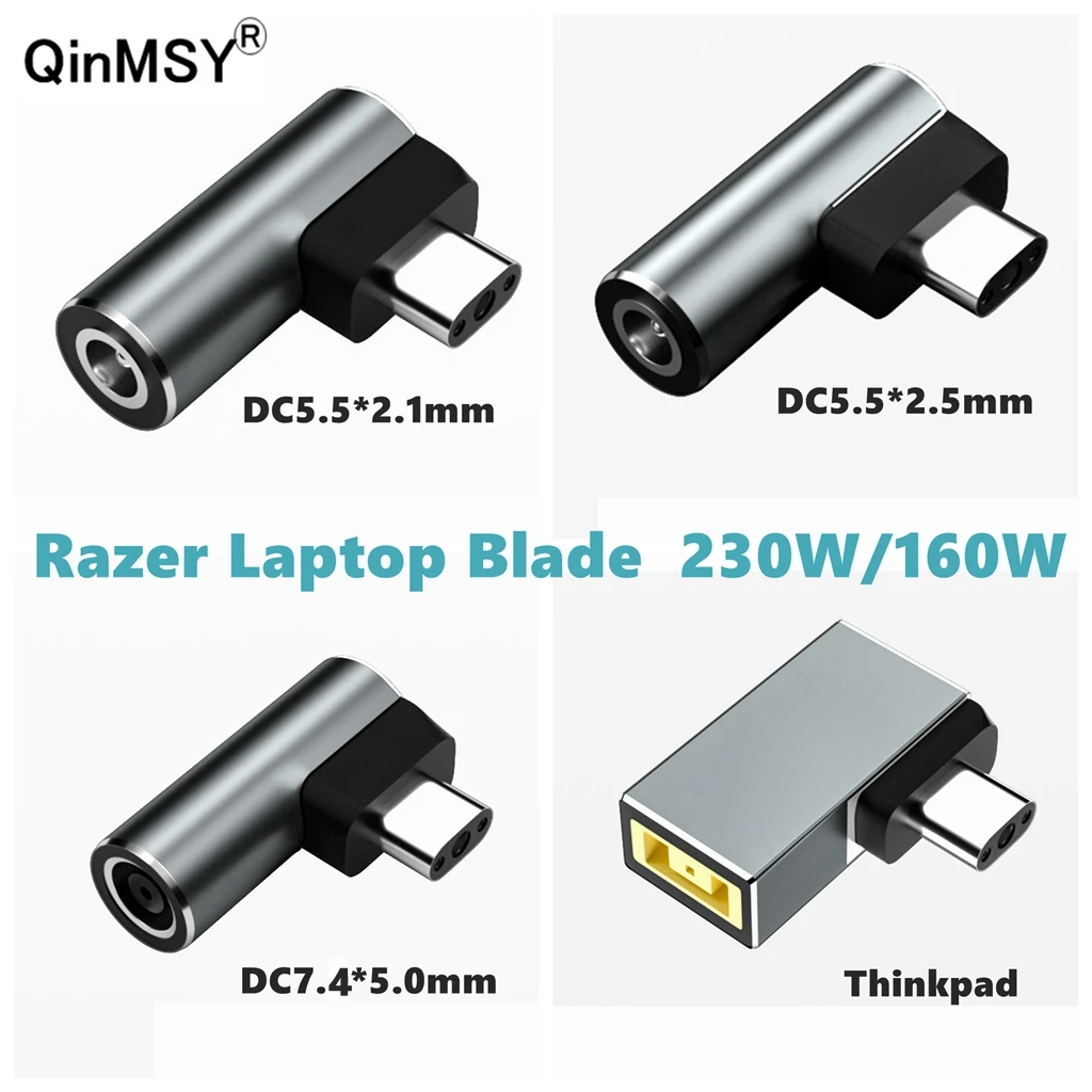 Portable 230W Laptop Power Charger Supply Adapter Connector DC Female to 3Pin Male Laptop Converter For Razer Blade Gaming