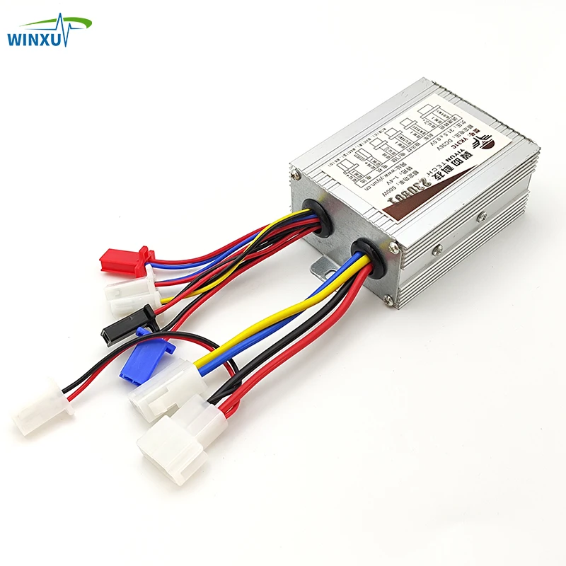24V 36V 48V 350W 500W E-bike Brushed Motor Drive Controller Brush Speed Driver for Electric Scooter Bicycle