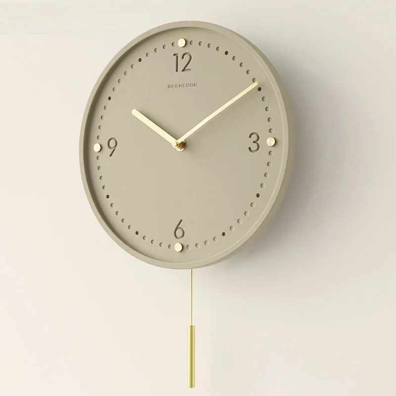 Minimalist Home Silent Wall Clocks High Quality Wall Decoration Light Luxury Wall Clock Reloj Pared Home Decoration Accessories