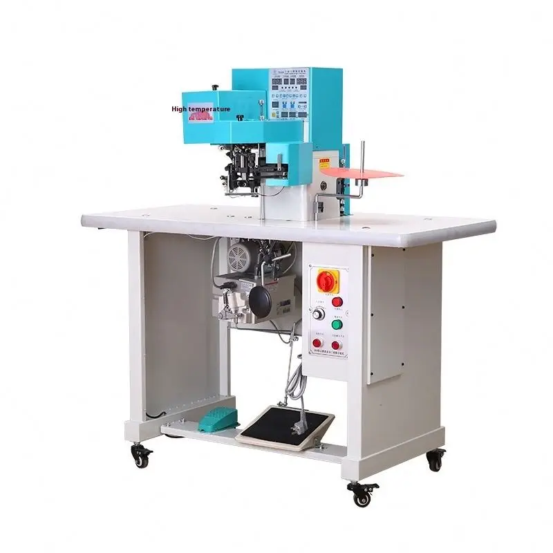 Automatic Touch Operation Leather Production Machinery Gluing Zipper Machine for Wallets and Pen Bags
