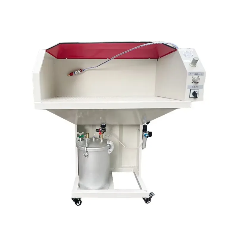 Wholesale Desktop Pneumatic Engine Leather Upper Wallet Spraying White Glue Machine Semi-Automatic Metal Plastic Cartons