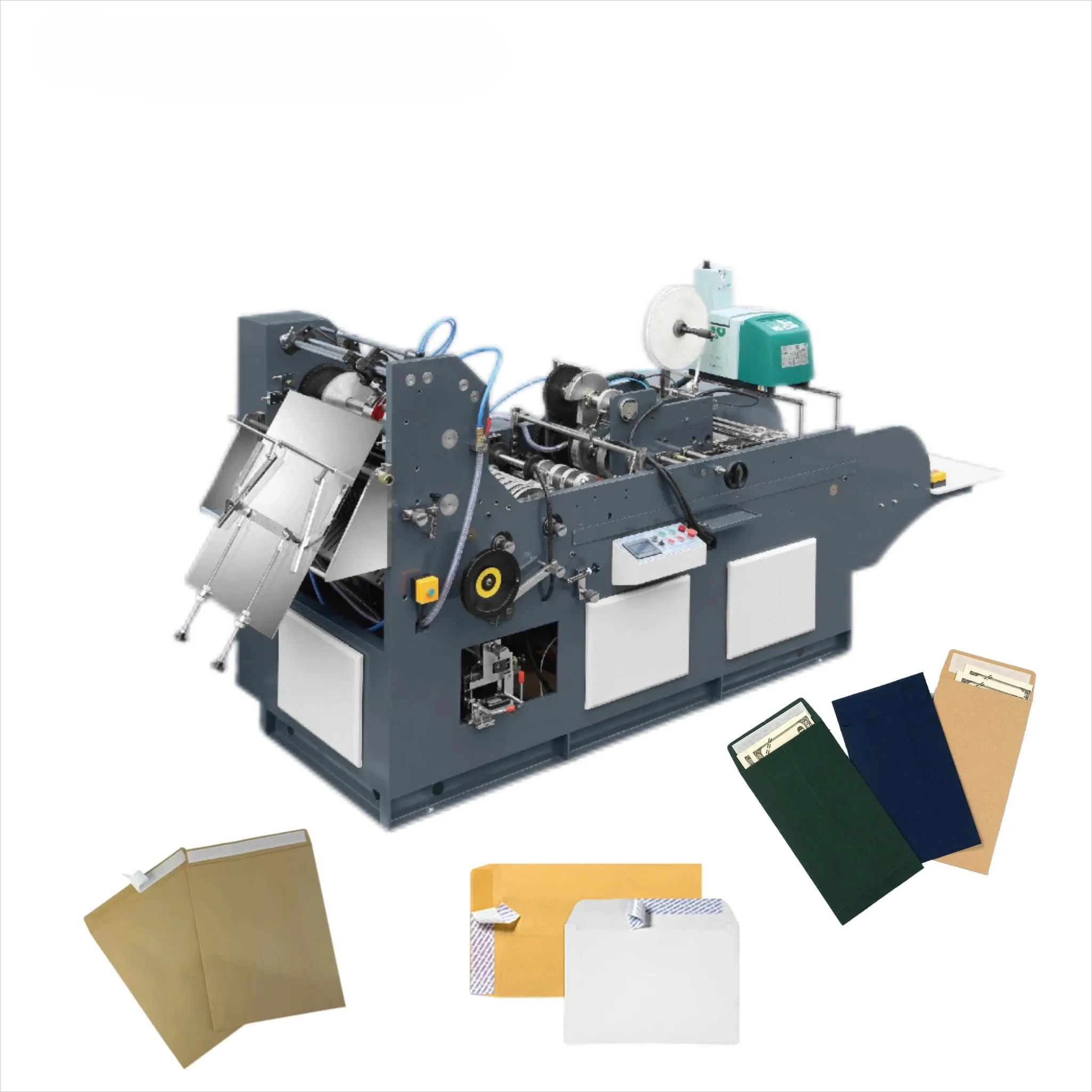 Automatic Medium and Large Envelope & Paper Bag Making Machine for Wallet, Pocket, and A4 Paper Envelopes