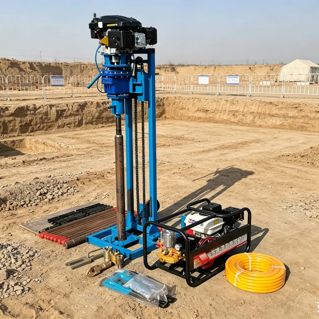Customized Portable Geological Exploration Rig, Detachable Backpack Driller for Field Rock‑Soil Core Sampling