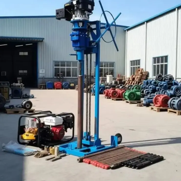 Customized Single Operate Backpack Drill Petrol Diesel 15M Light Portable Intact Soil Rock Core Sampling