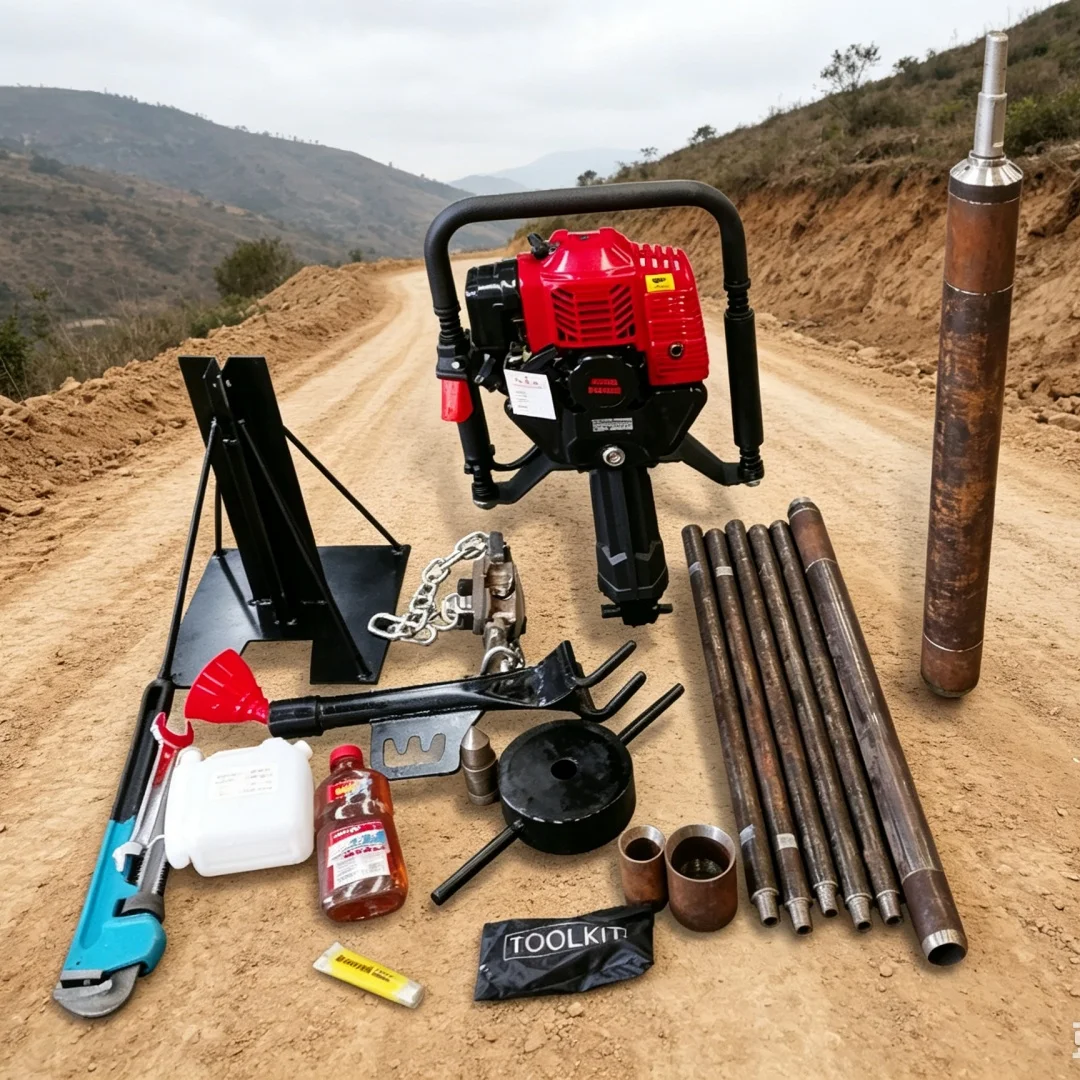 Customized Small Portable Backpack Core Sampling Drilling Rig, Field Exploration Mine Rock Sampling Equipment
