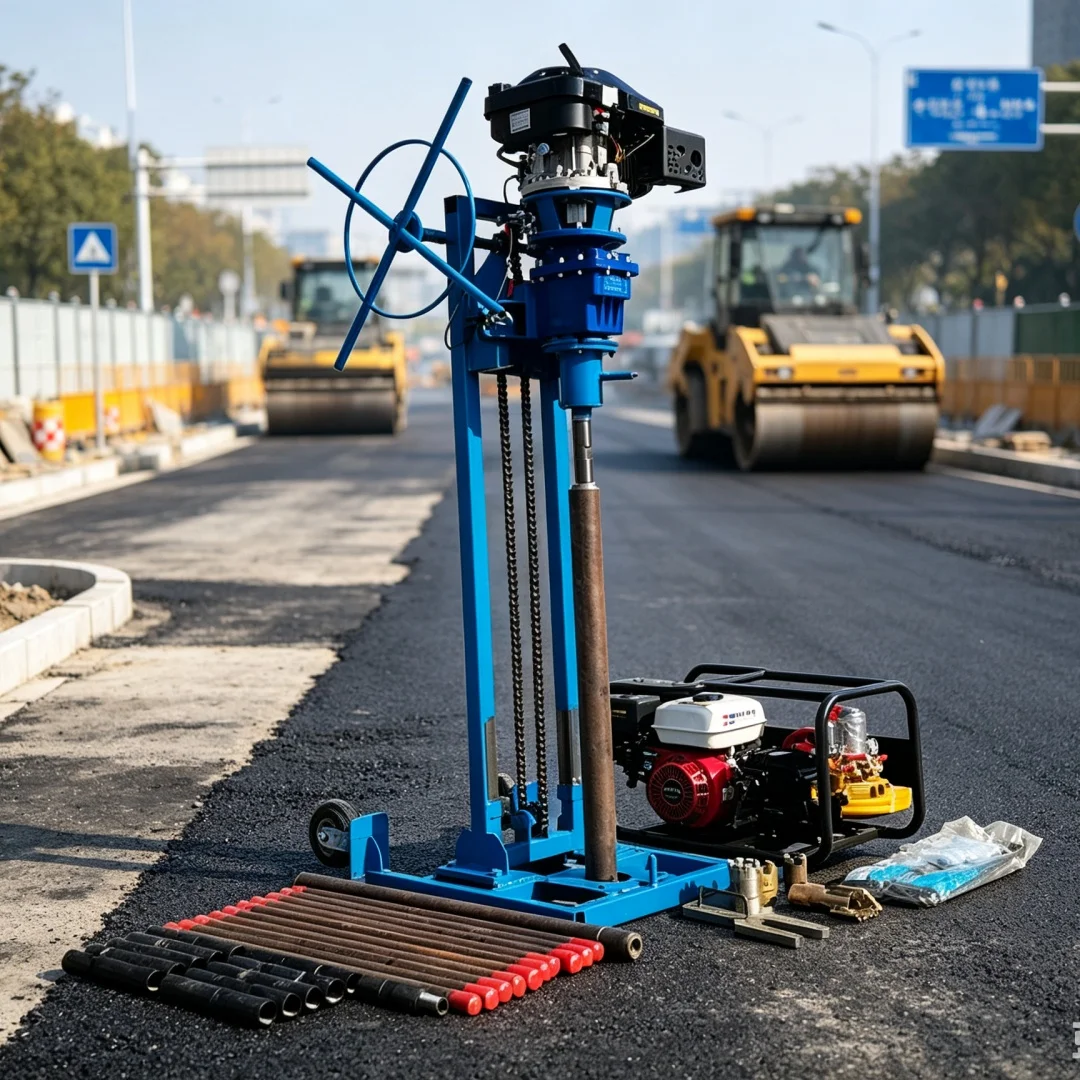 Customized Portable Exploration & Water Well Drilling Rig, Detachable Backpack Core‑sampling Drilling Rig