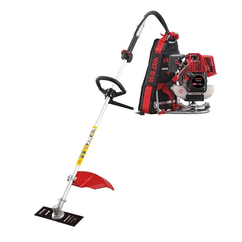 YAT Backpack Brush Cutter 4-Stroke Engine Portable Multi-Function for Farm & Home Weeding Agricultural Grass Cutting