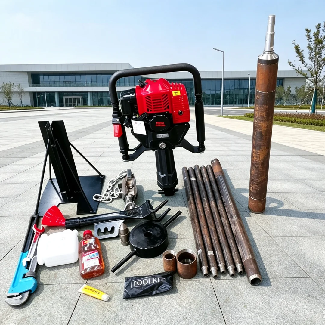 Customized Backpack‑Type Portable Geological Core Sampling Rig, Small Exploration Drill for Mine Field Rock‑Soil Drilling