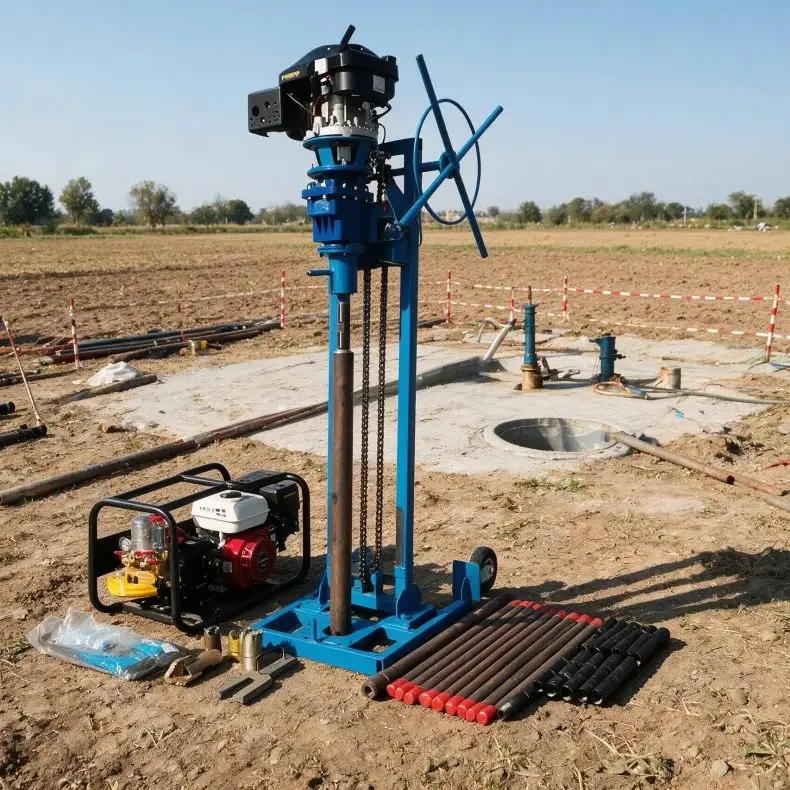 Customized Portable Backpack Coring Drill Petrol Diesel 15M Precise Sampling Soil Rock Concrete Light Movable
