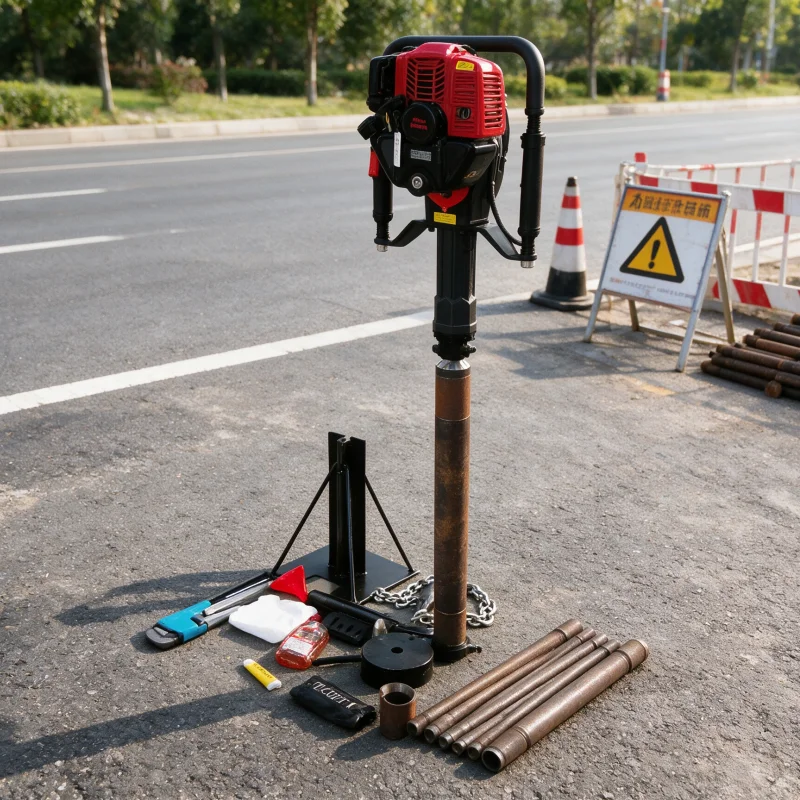 Customized Portable Backpack Sampling Drill Petrol Diesel 15M Complete Core Light Movable Concrete Drilling