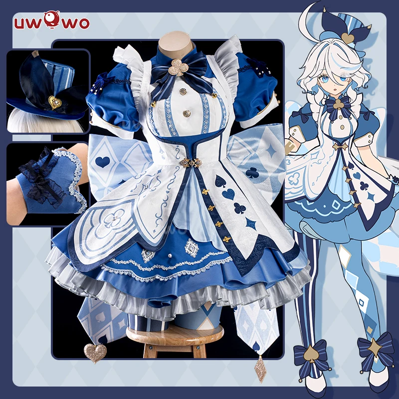 LAST BATCH UWOWO Furina Cosplay Game Genshin Impact Fanart Furina Wonderland Cosplay Costume Halloween Costume