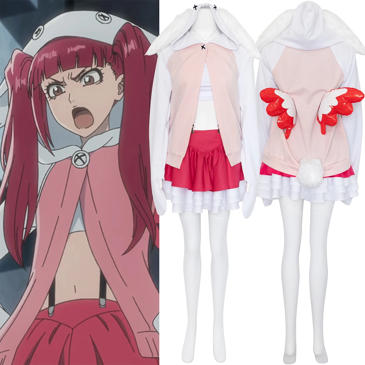 Riruka Dokugamine Cosplay Costume Anime TYBW Xcution Fullbringer Outfit Dress