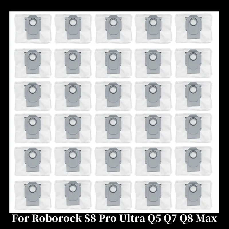 Dust Bag For Roborock Q5 Max+ / S8+ / S8 Pro Ultra / S7 MaxV Ultra / S7 Max Ultra / Q7+ / Q7 Max+ / Q8 Max+ / Q5+ Robotic Vacuum