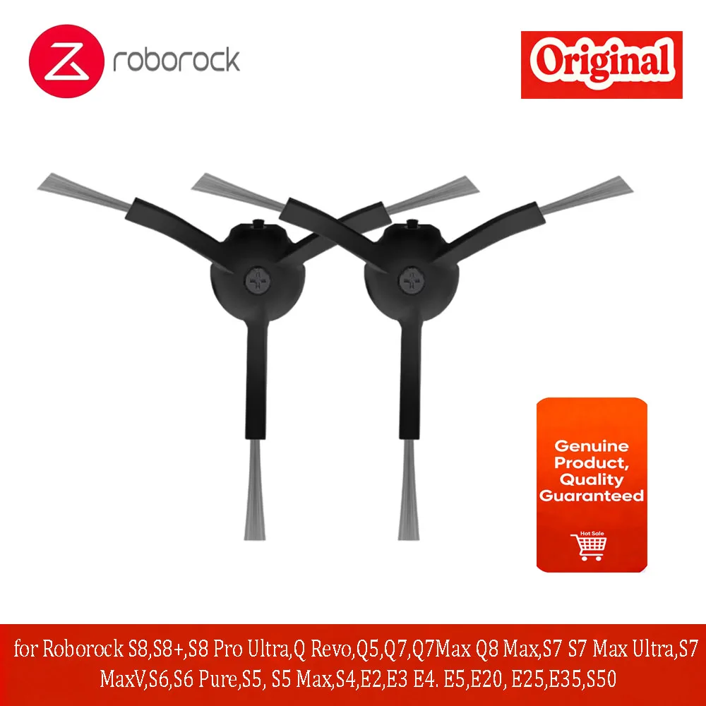 Side Brush for Roborock S8 S8+ S8 Pro Ultra, Q Revo, Q5 Q7 Q7Max Q8 Max, S7 Max Ultra S7 MaxV S6 S6 Pure S5 S5 Max S50 S4