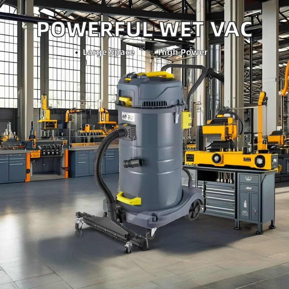 Heavy duty wet dry vacuum cleaner 70L-3 motor has strong suction Premium
