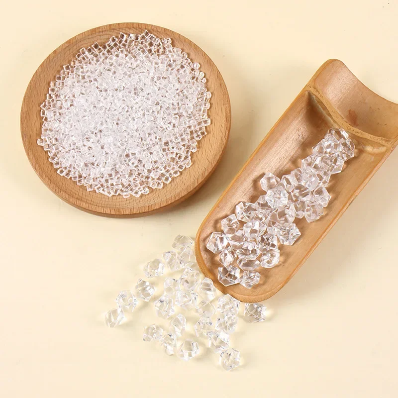 Fake Ice Model Mini Ice Acrylic Hand DIY Food Play Transparent Crushed Ice Toys Doll Accessories Simulation Shooting Props