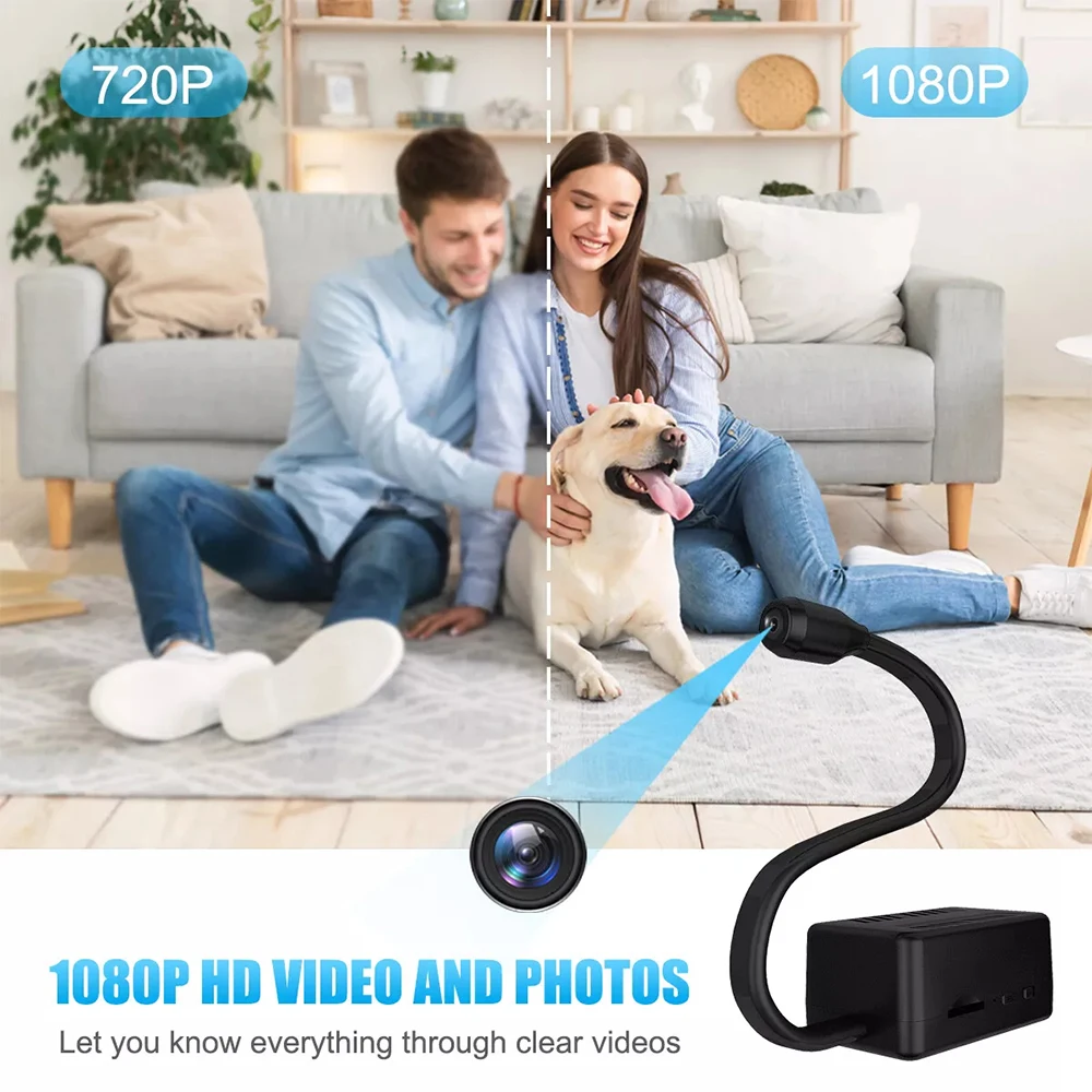 2K 4MP Mini Security Camera Wireless WiFi Indoor Camera Motion Detection Remote View Home Surveillance CCTV Camera