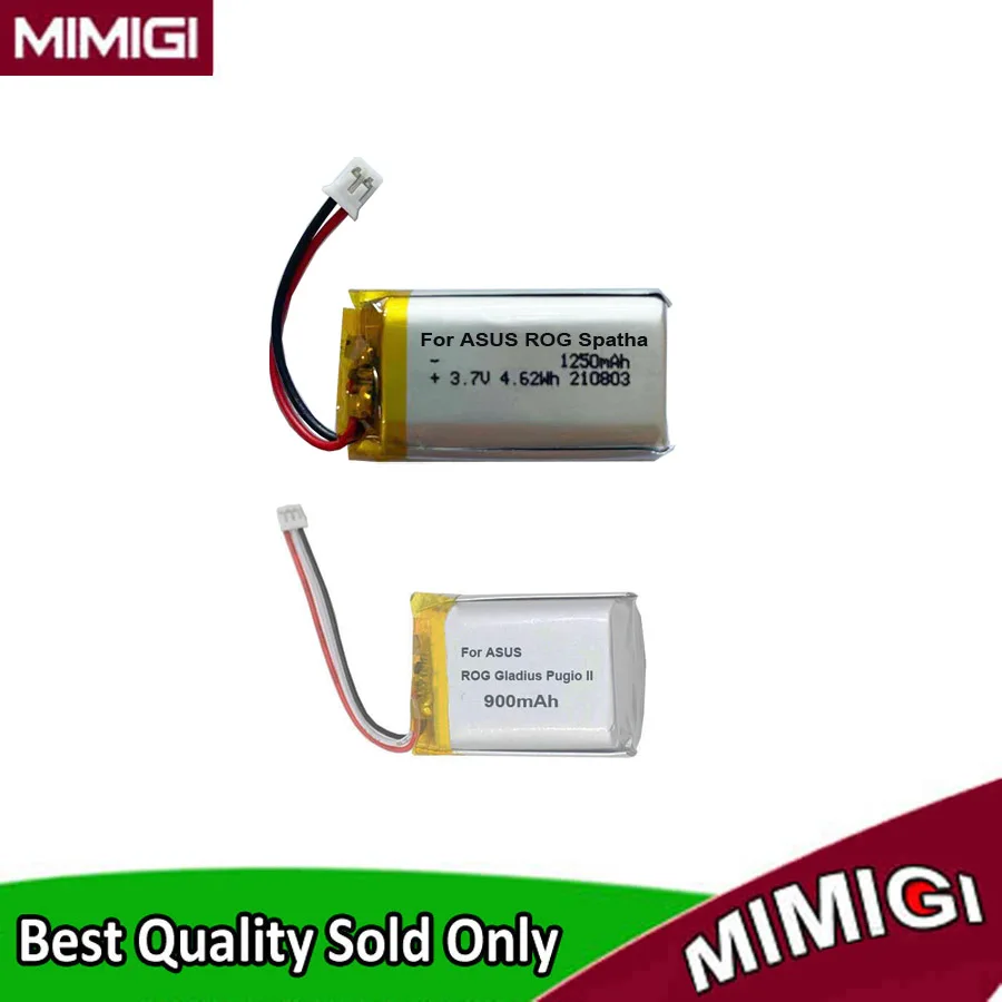 Rechargeable Battery For ASUS ROG Spatha （1250mAh）/ Gladius II 2 (900mAh) Wireless Mouse Batterie AKKU