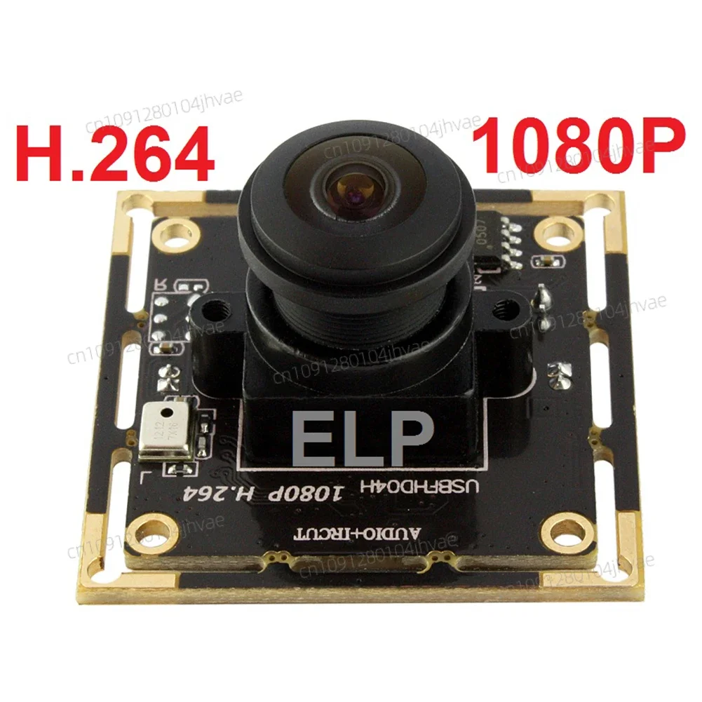 NEW ELP Full HD Webcam 2.0 Megapixels 1080P 30fps H.264 CMOS AR0330 Color Inbuilt Mic UVC OTG Mini USB Industrial Camera Module