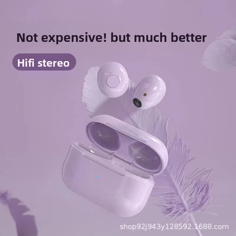 TWS Mini Bluetooth Sleep Earphones Wireless Headphone Invisible In-ear Sports Waterproof Earbuds Touch Stereo with Microphone