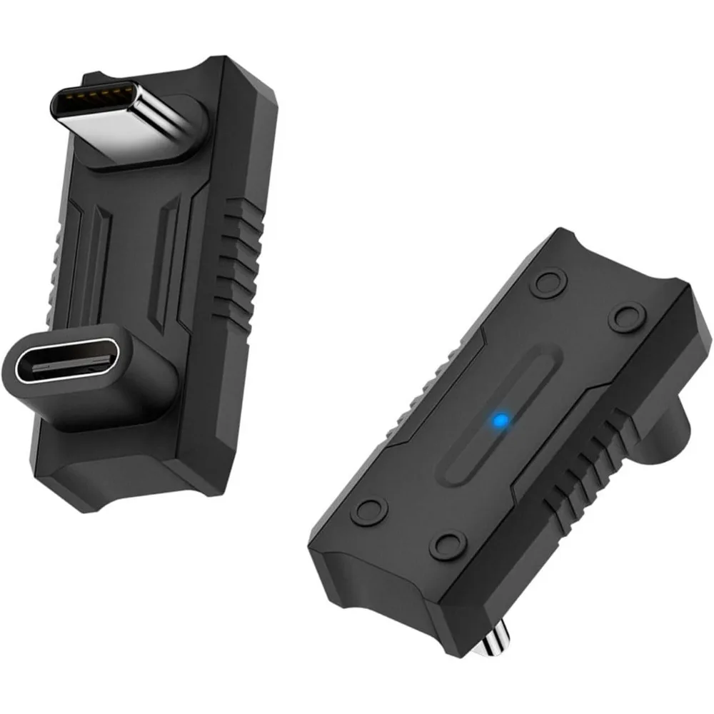 140W 20Gbps 8K USBC Adapter with Light U Shape USB-C Male to Female Adapter USB 3.2 Connecter for Switch Steam Deck Tablet
