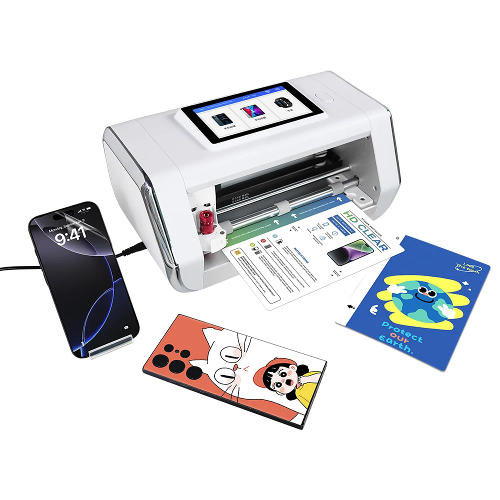 Purcell Intelligent Mobile Phone Screen Protector Film Cutting Machine Smart Watch Camera High Precision ABS Film Mini-XR MAX