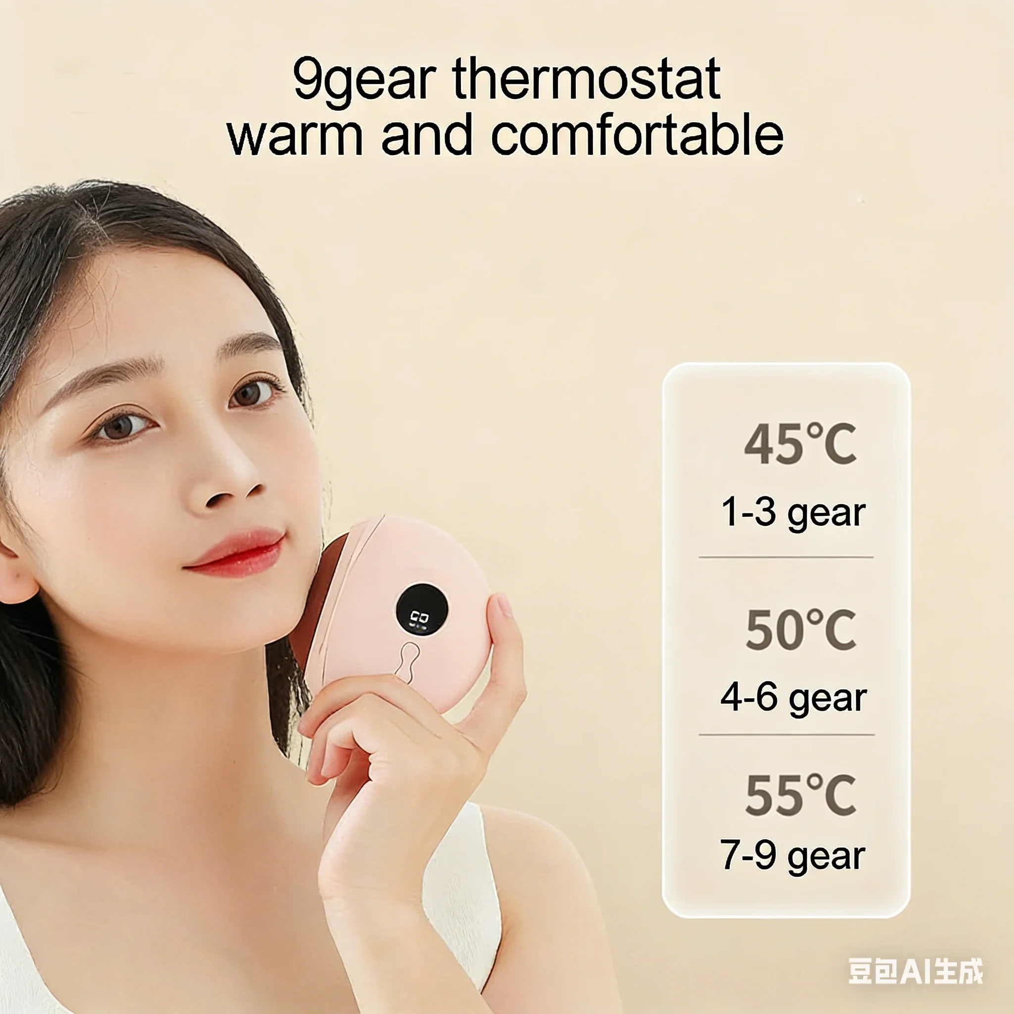 Smart Electric Bian Stone Gua Sha Tool 9-Vibration Face Massager for Wrinkle Reduction Lifting Relaxation And Beauty Care