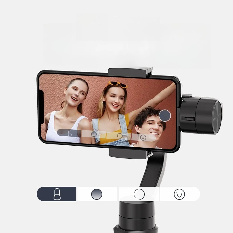 Mobile phone stabilizer smart tracking anti-shake gimbal portable beauty follow-up selfie stick