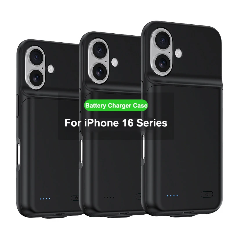 6800mAh Battery Charger Case for iPhone 6 6s 7 8 SE 2020 X XS Max XR 12 13 Mini 14 15 16 Pro Max Power Bank Charger Case Cover